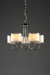 Laura Ashley Southwell 5 Light Pendant Polished Nickel